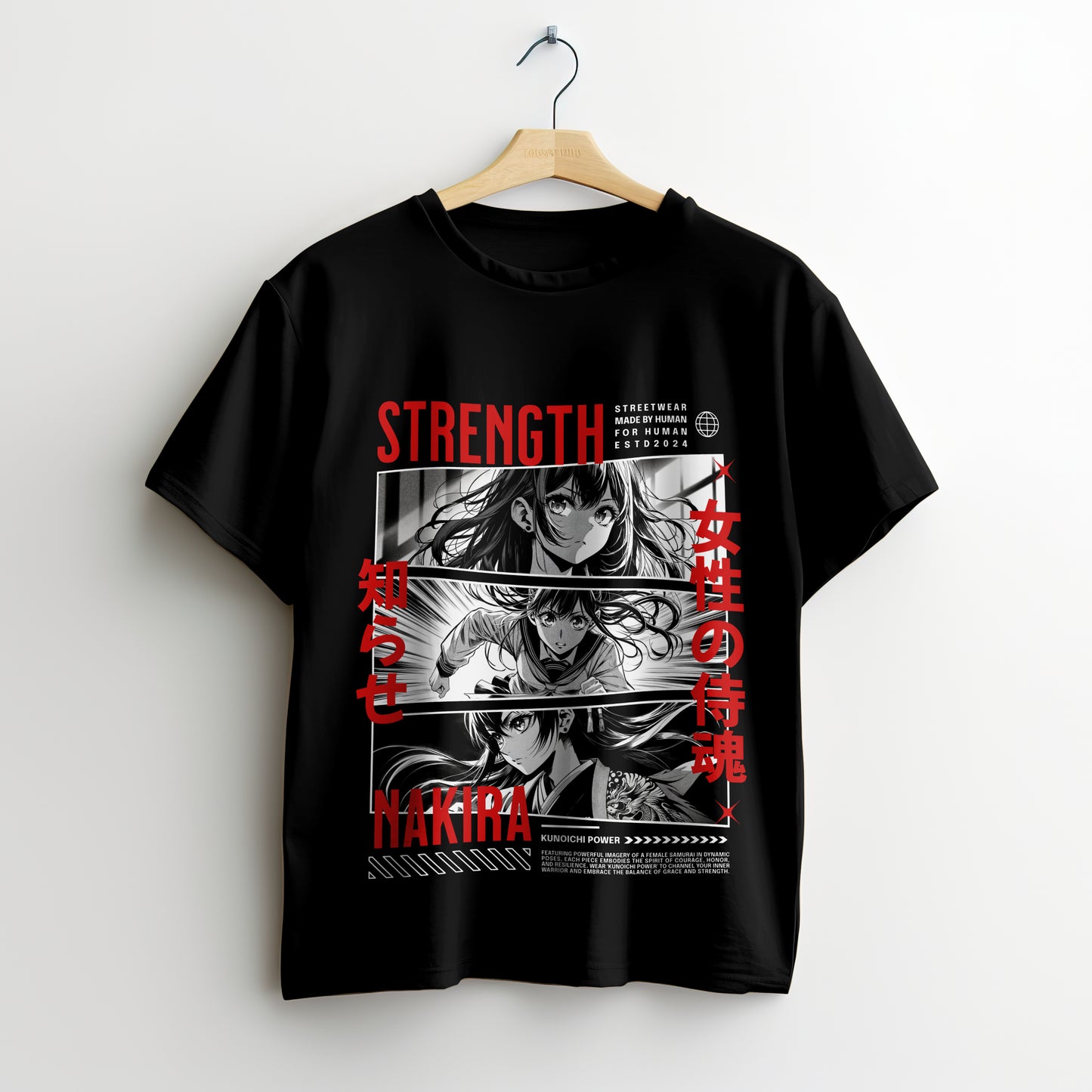 Anime T-Shirt "Makira" – Rebel Spirit, Mystic Soul